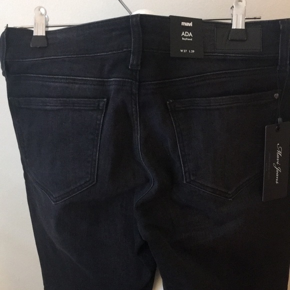 Mavi Jeans Ada Smoke Pearl Boyfriend Cut Size 27 - Picture 7 of 8